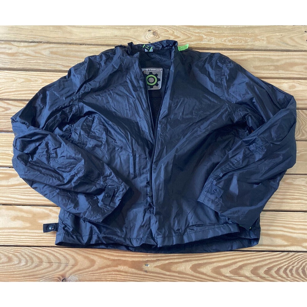 NEW First Gear Biker Jacket Size XL Women’s Black Full Zip Inner Lining